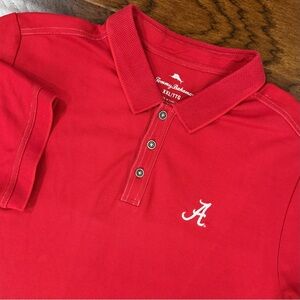Tommy Bahama Mens Polo Shirt XXL Trim Fit Alabama Crimson Tide NCAA Roll Tide